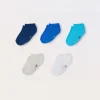 Blukids Pack 5 calze corte misto cotone neonato- Accessori