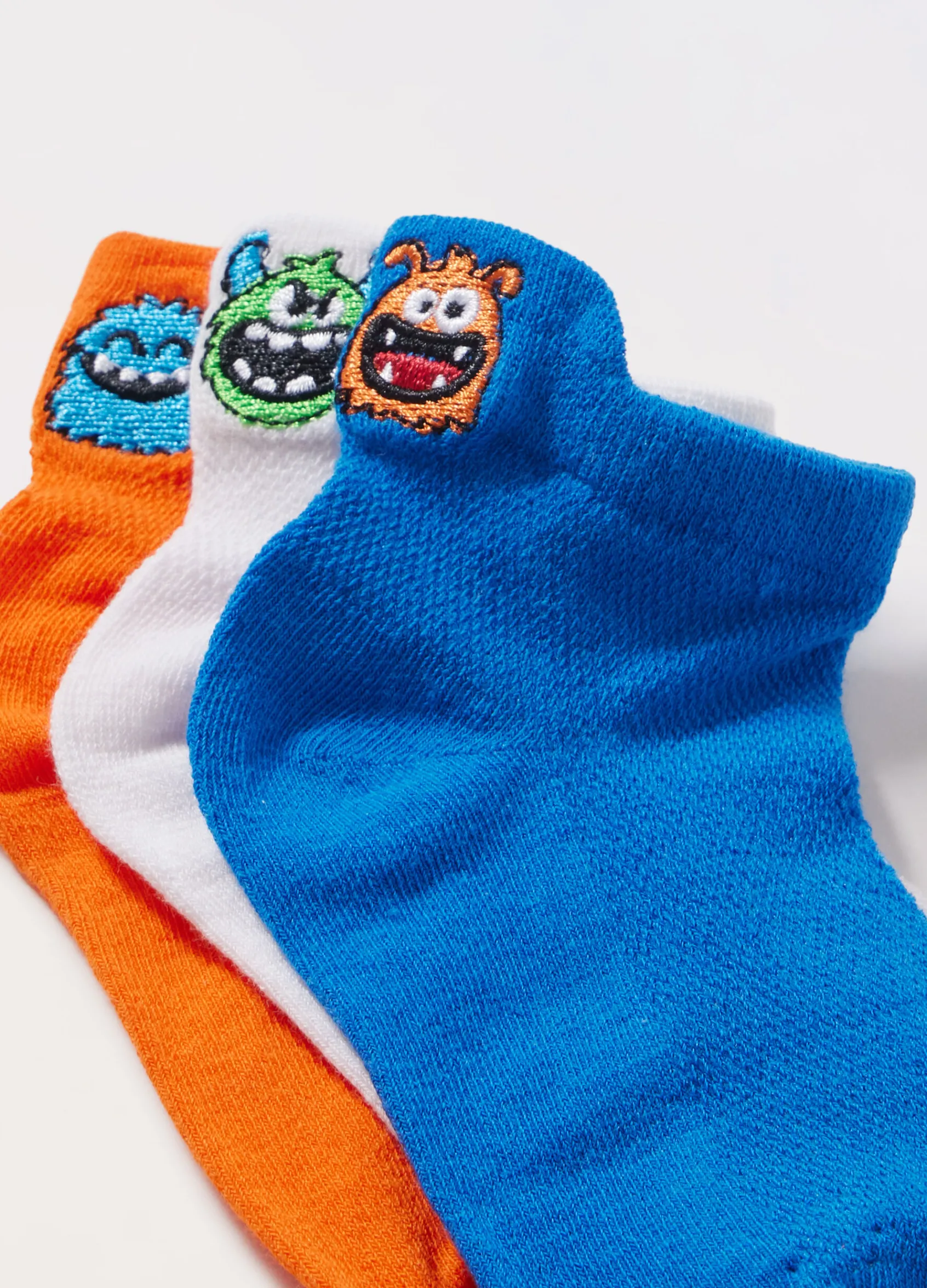 Blukids Pack 3 calze corte misto cotone-Bambino Multipack | Intimo