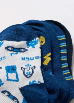 Blukids Pack 5 calze corte misto cotone-Bambino Multipack | Intimo