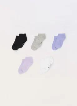 Blukids Pack 5 calzini corti in misto cotone stretch- Multipack | Intimo