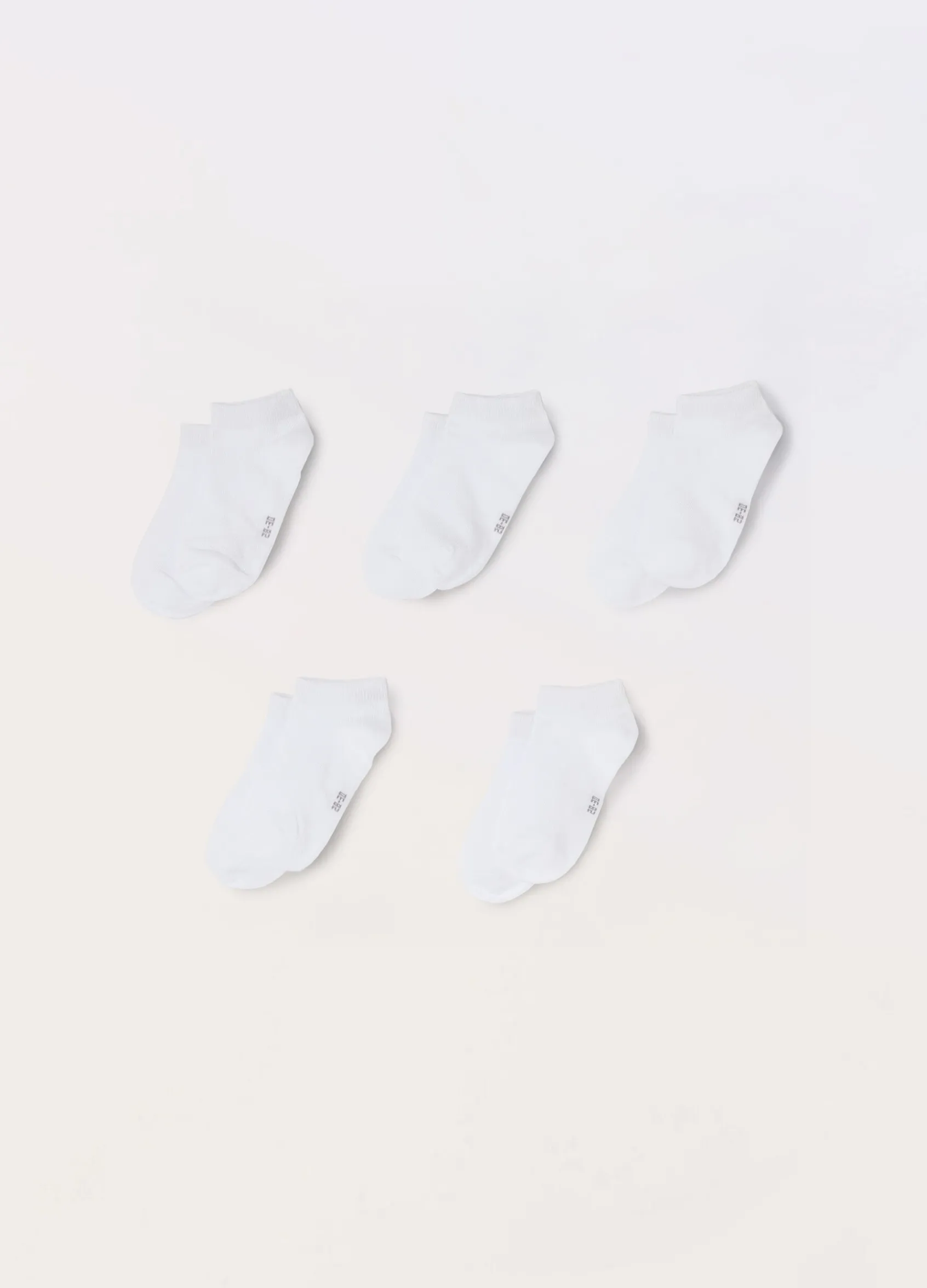 Blukids Pack 5 calzini corti in misto cotone stretch- Multipack | Intimo