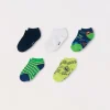 Blukids Pack 5 calzini corti misto cotone-Bambino Multipack | Intimo