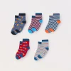 Blukids Pack 5 calzini corti misto cotone-Bambino Multipack | Intimo