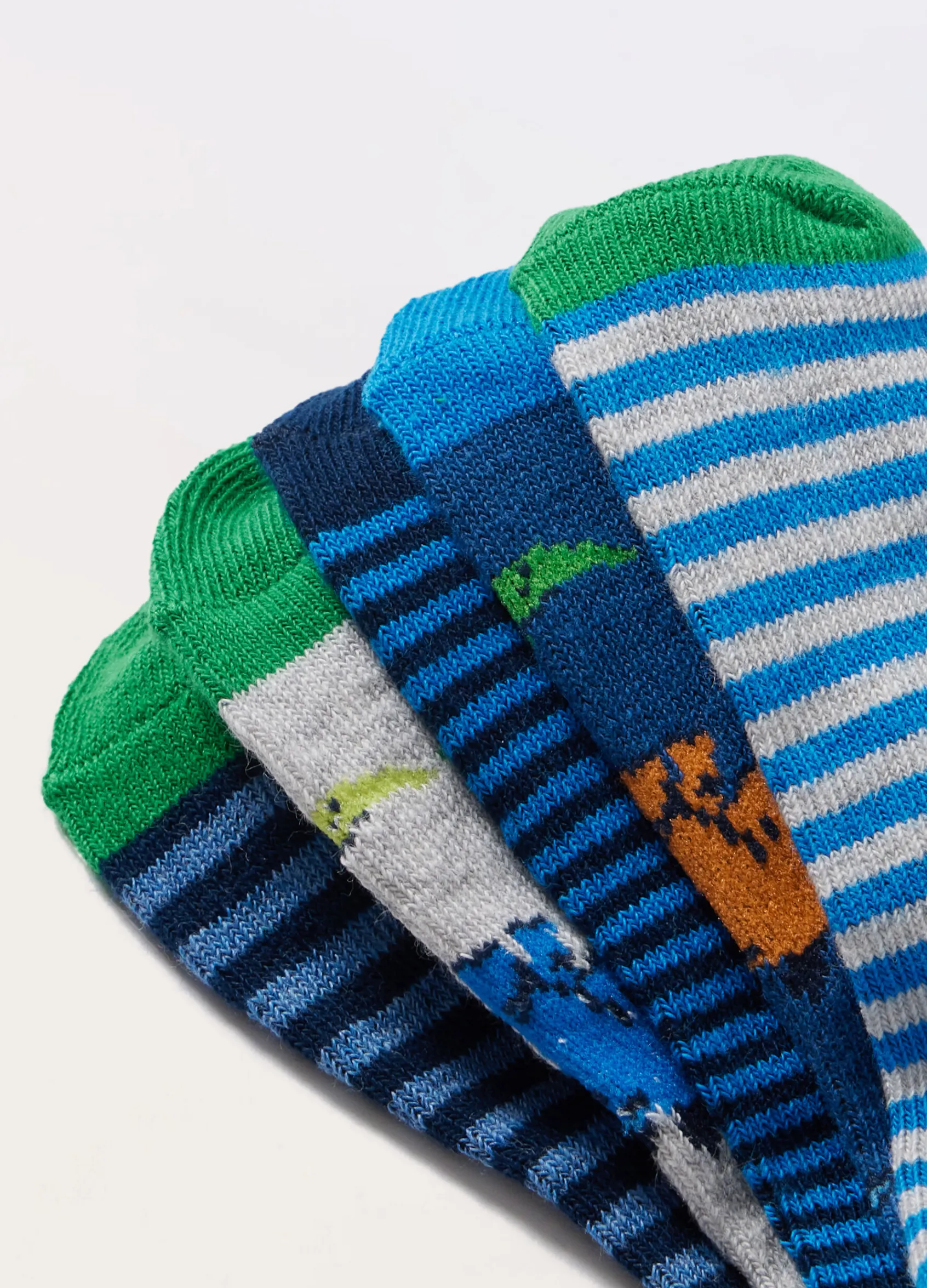 Blukids Pack 5 calzini corti misto cotone-Bambino Multipack | Intimo