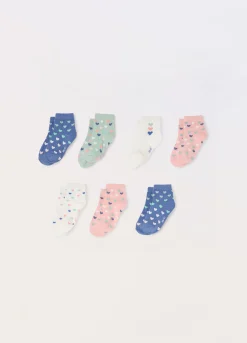Blukids Pack 7 calzini in misto cotone stretch- Multipack | Intimo