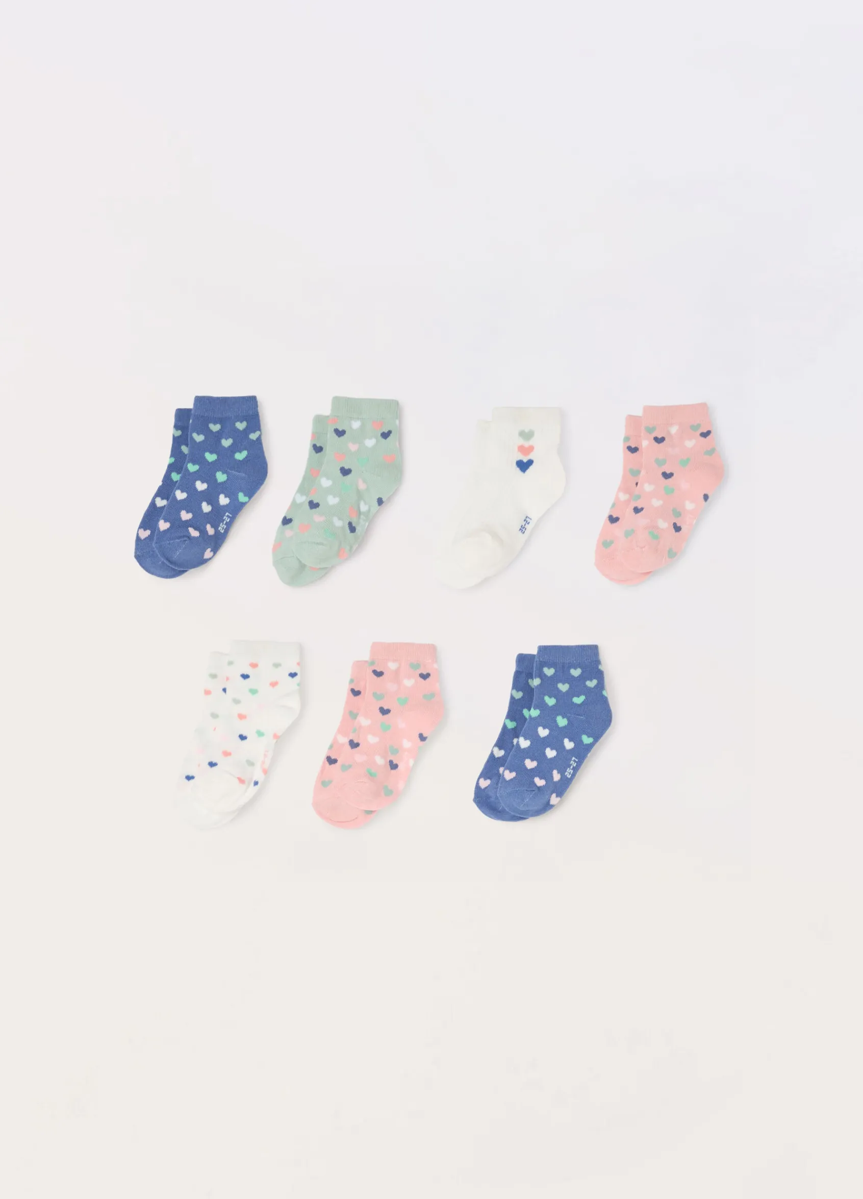 Blukids Pack 7 calzini in misto cotone stretch- Multipack | Intimo