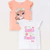 Blukids Pack 2 canotte con rouches bambina- T-shirt | Multipack