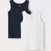 Blukids Pack 2 canotte in jersey di puro cotone ragazzo- Intimo