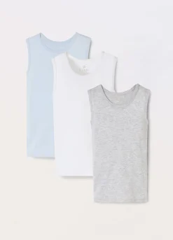 Blukids Pack 3 canotte in puro cotone neonato- Multipack | Intimo