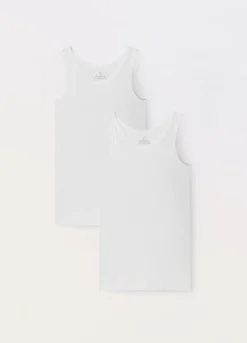 Blukids Pack 2 canotte in puro cotone ragazzo- Multipack | Intimo