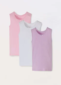 Blukids Pack 3 canotte in puro cotone neonato- Multipack | Intimo