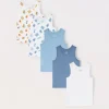 Blukids Pack 5 canotte in puro cotone bambino-Bambino Intimo | Multipack