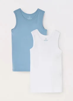 Blukids Pack 3 canotte intime in puro cotone bambino-Bambino Multipack | Intimo