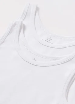 Blukids Pack 2 canotte intime in puro cotone bambino-Bambino Intimo