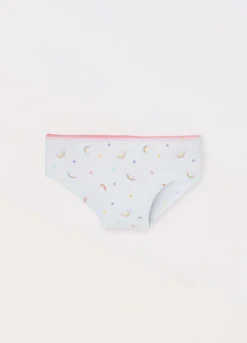Blukids Pack 3 culotte multicolor in cotone stretch bambina- Multipack | Intimo