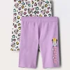 Blukids Pack 2 leggings corti in jersey di cotone bambina- Leggings | Multipack