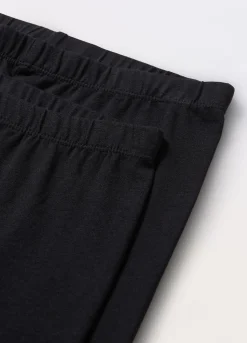 Blukids Pack 2 leggings in jersey di cotone stretch ragazza- Pantaloni | Multipack