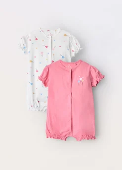 Blukids Pack 2 pigiami in puro cotone neonata- Pigiami