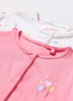 Blukids Pack 2 pigiami in puro cotone neonata- Pigiami