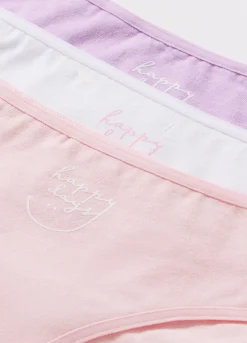 Blukids Pack 3 slip in cotone stretch ragazza- Multipack | Intimo