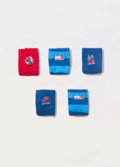 Blukids Pack 5 slip in jersey di puro cotone bambino-Bambino Multipack | Intimo