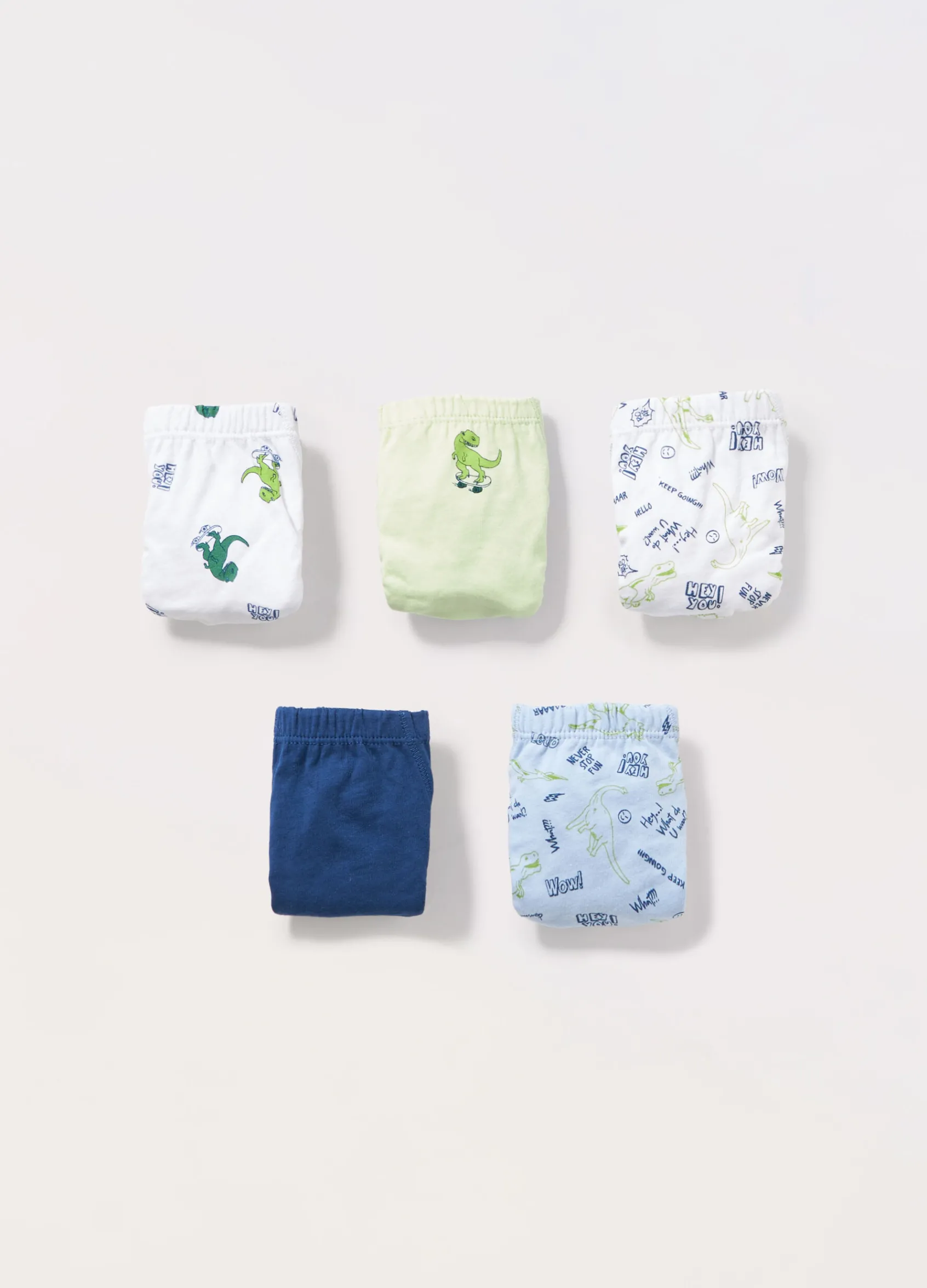 Blukids Pack 3 slip in jersey di puro cotone bambino-Bambino Multipack | Intimo