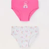 Blukids Pack 2 slip in puro cotone neonata- Multipack | Intimo