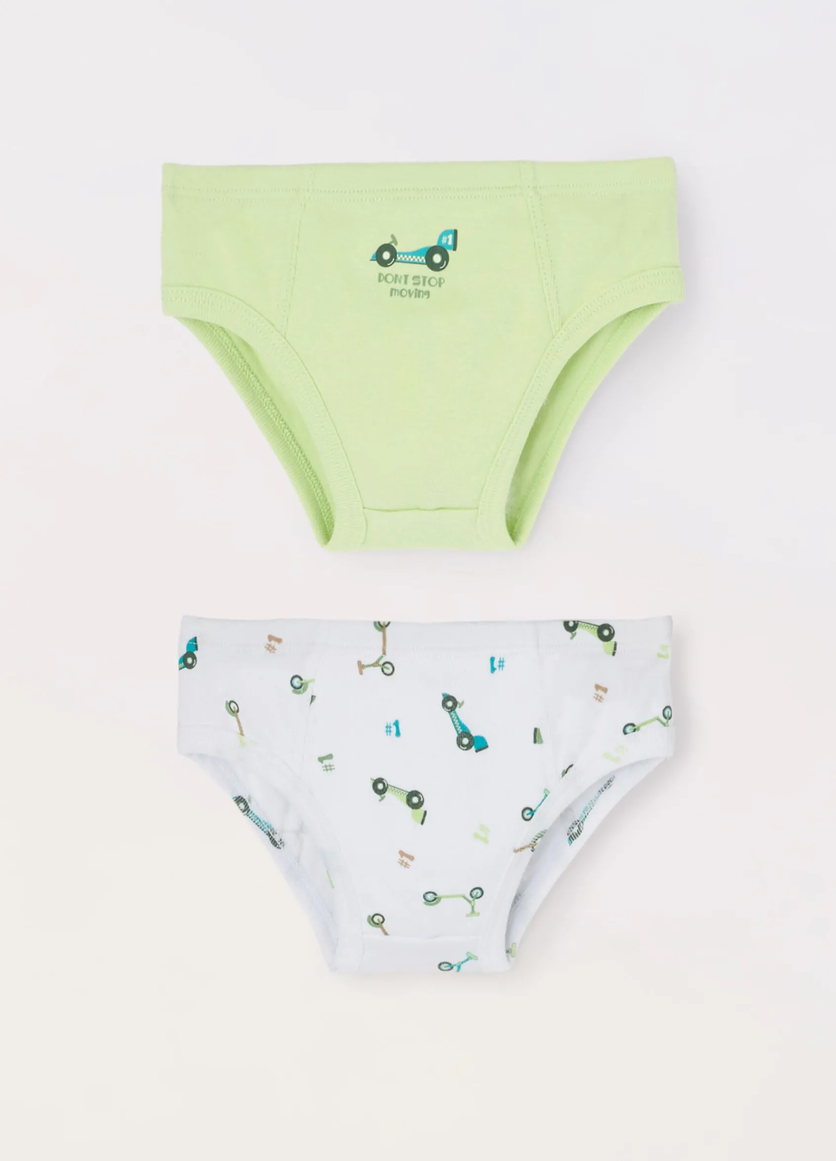 Blukids Pack 2 slip in puro cotone neonato- Multipack | Intimo