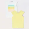 Blukids Pack 2 t-shirt in jersey di puro cotone neonata- T-shirt