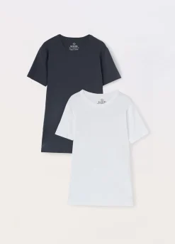 Blukids Pack 2 t-shirt in jersey di puro cotone ragazzo- T-shirt | Multipack