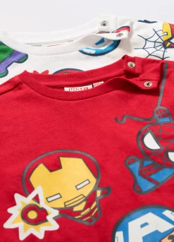 Blukids Pack 2 t-shirt in puro cotone neonato- T-shirt