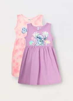 Blukids Pack 2 vestiti in jersey di puro cotone bambina- Vestiti | Multipack