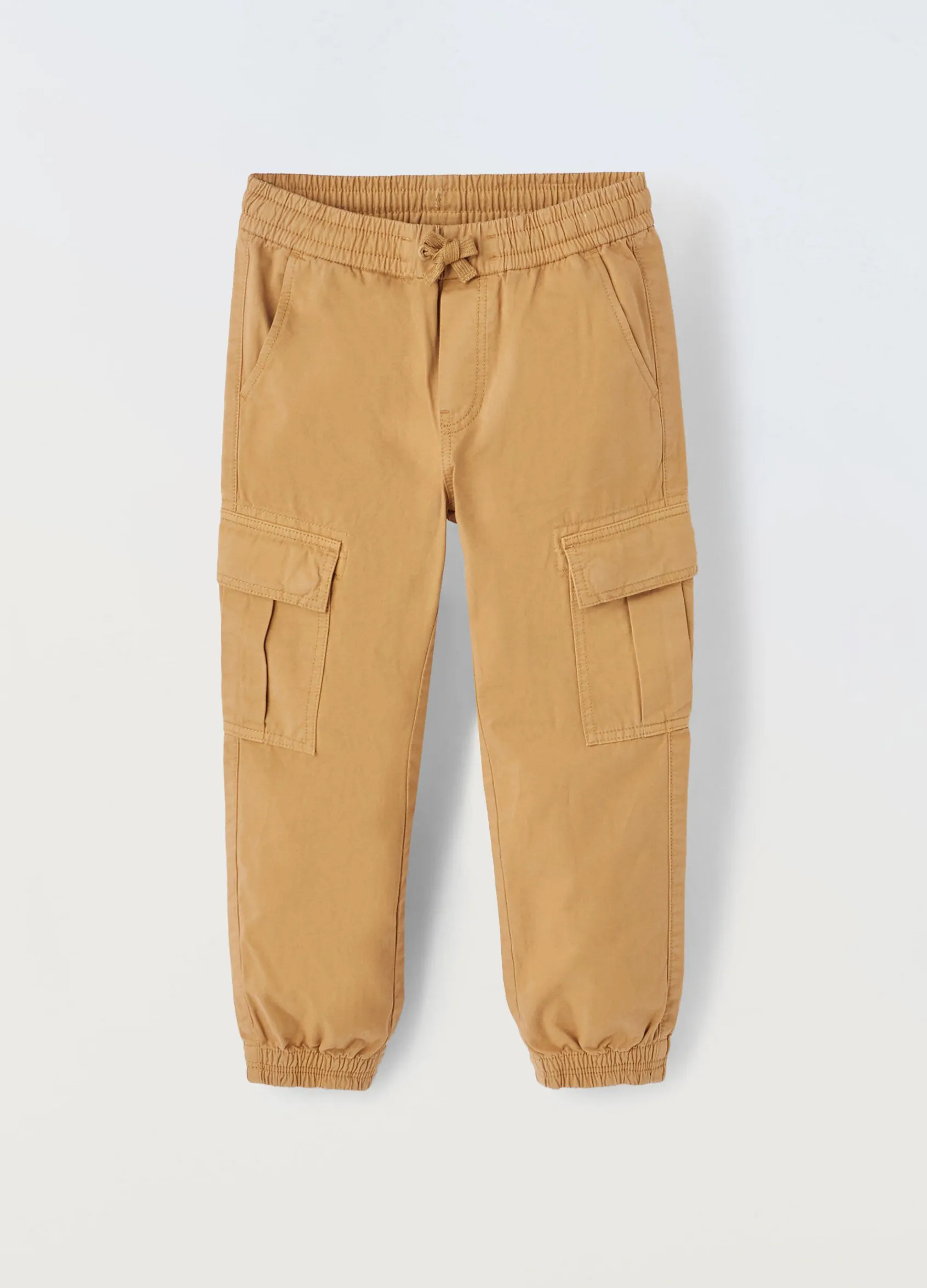 Blukids Pantaloni cargo in puro cotone bambino-Bambino Pantaloni