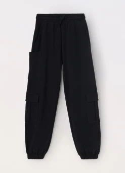 Blukids Pantaloni cargo in puro cotone ragazza- Pantaloni