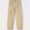 Blukids Pantaloni cargo in puro cotone ragazzo- Pantaloni