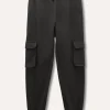 Blukids Pantaloni cargo in puro cotone ragazzo- Pantaloni