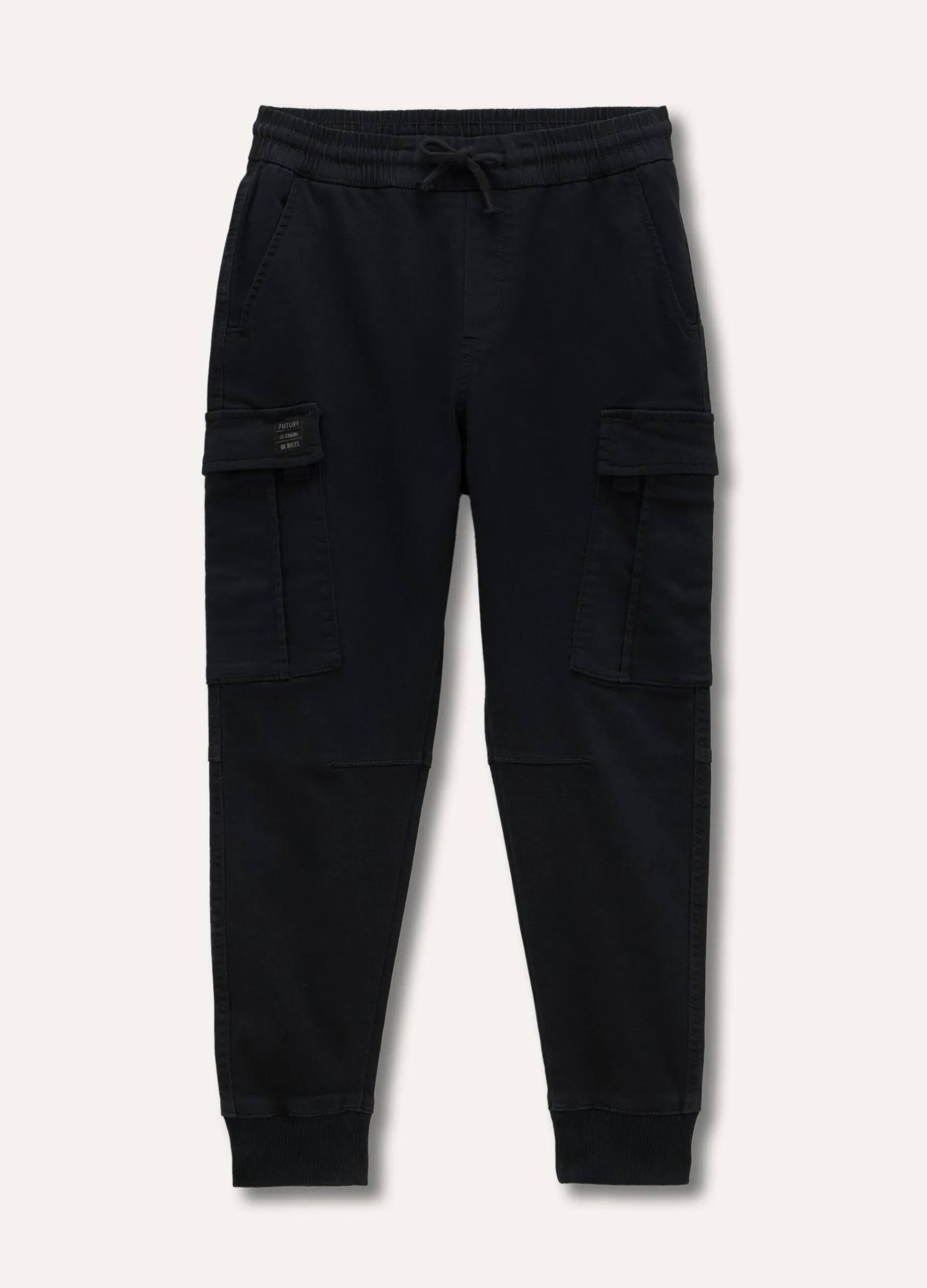 Blukids Pantaloni cargo terry ragazzo- Pantaloni
