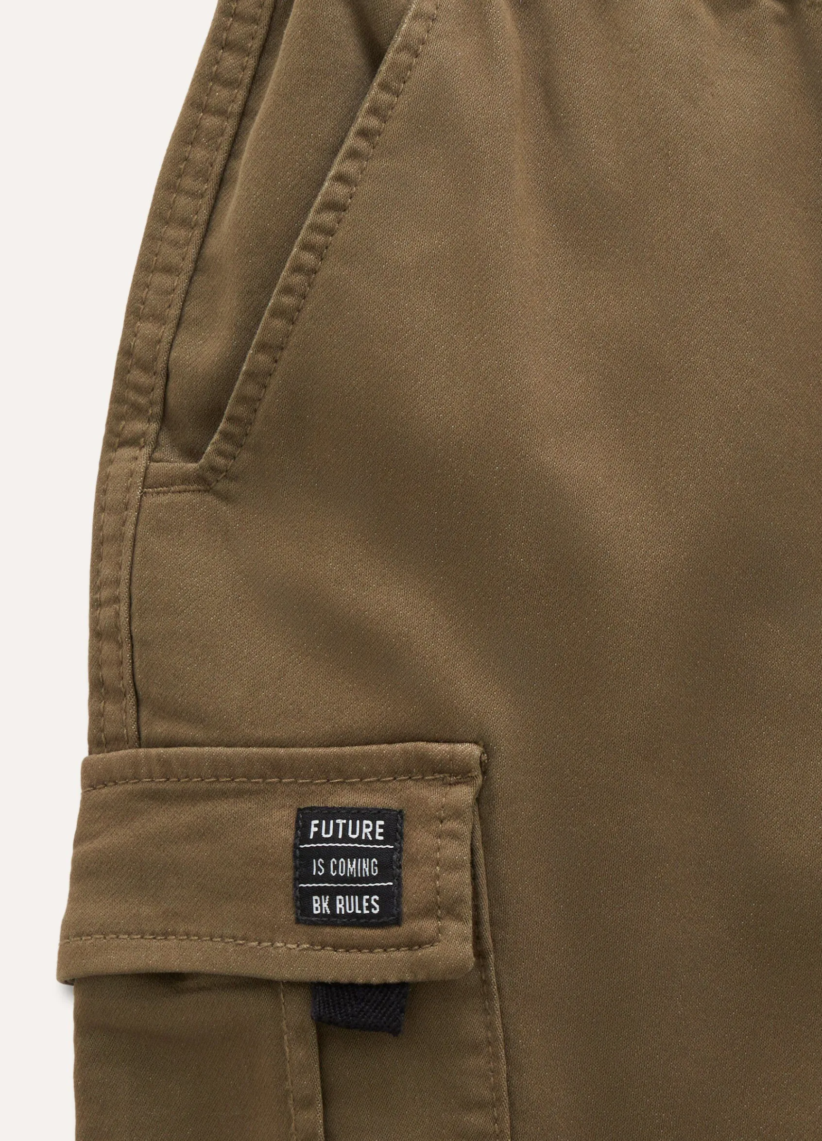 Blukids Pantaloni cargo terry ragazzo- Pantaloni