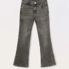 Blukids Pantaloni flare fit in denim di cotone stretch ragazza- Jeans