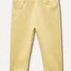 Blukids Pantaloni in cotone stretch neonata- Pantaloni