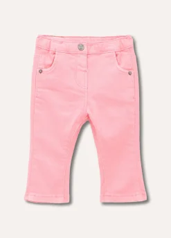 Blukids Pantaloni in denim di cotone stretch neonata- Jeans