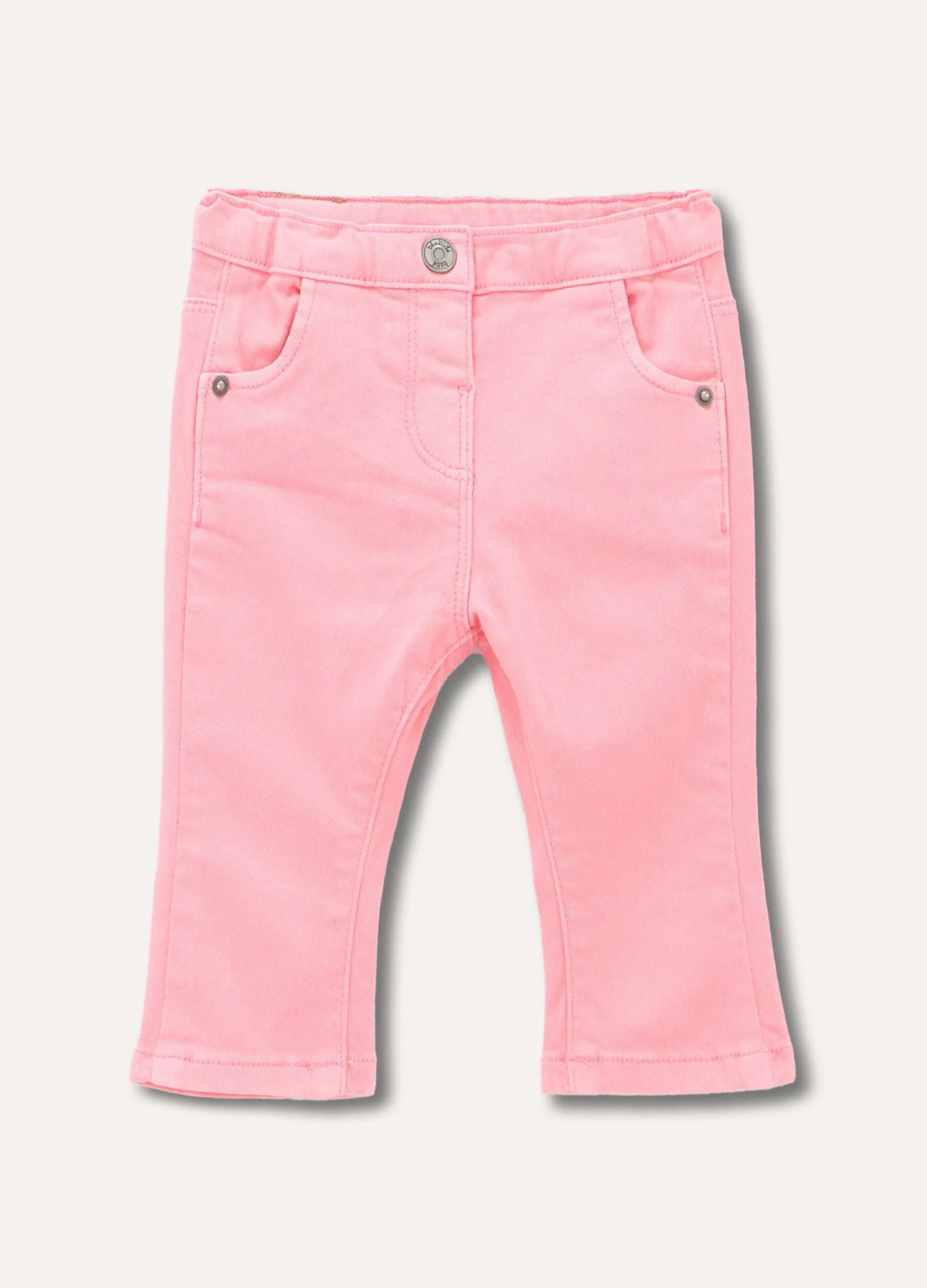 Blukids Pantaloni in denim di cotone stretch neonata- Jeans