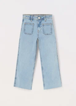 Blukids Pantaloni in denim di cotone stretch bambina- Jeans