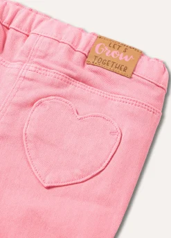 Blukids Pantaloni in denim di cotone stretch neonata- Jeans