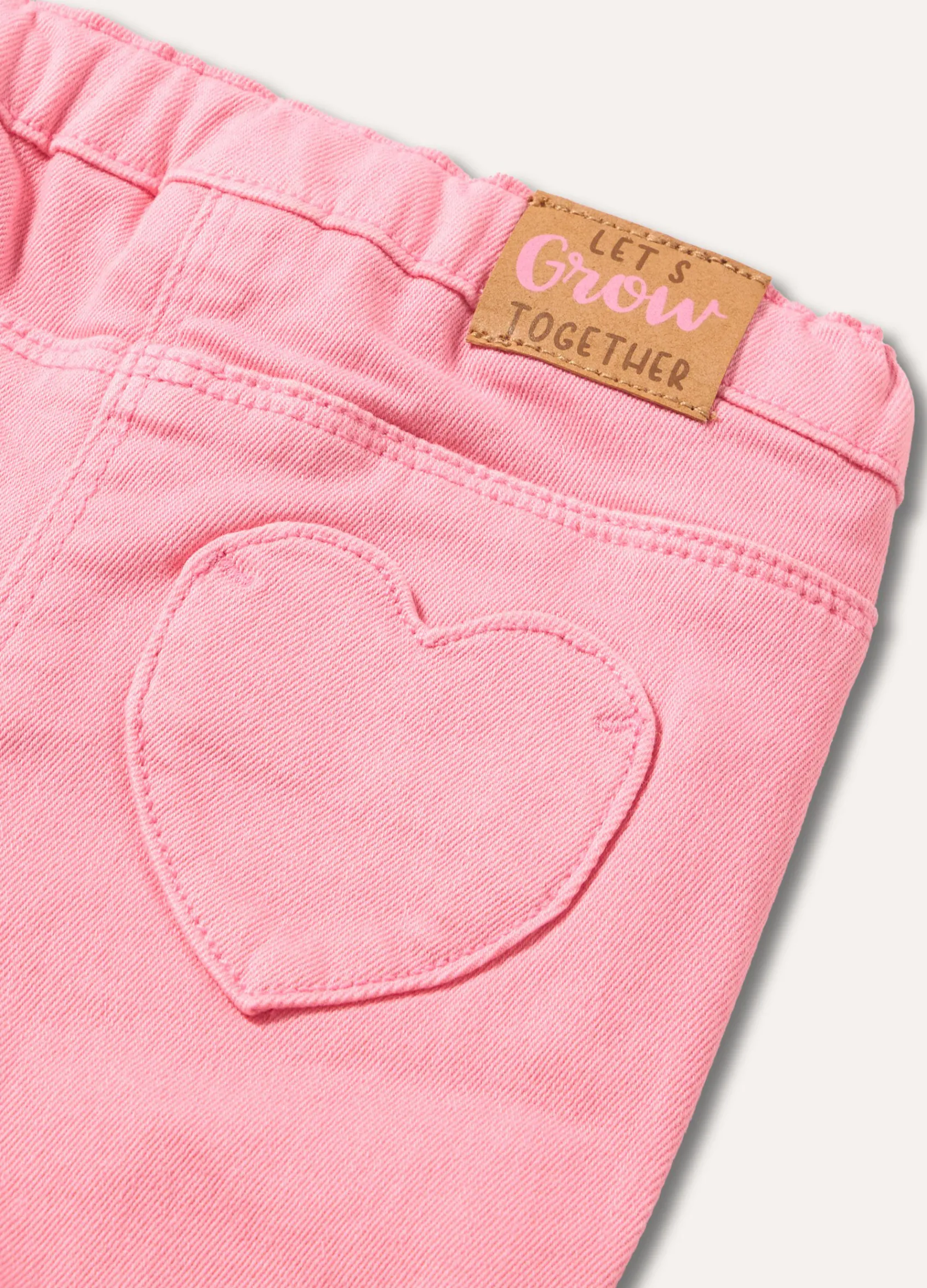 Blukids Pantaloni in denim di cotone stretch neonata- Jeans