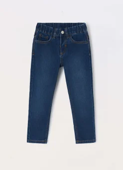 Blukids Pantaloni in denim di misto cotone stretch bambino-Bambino Jeans