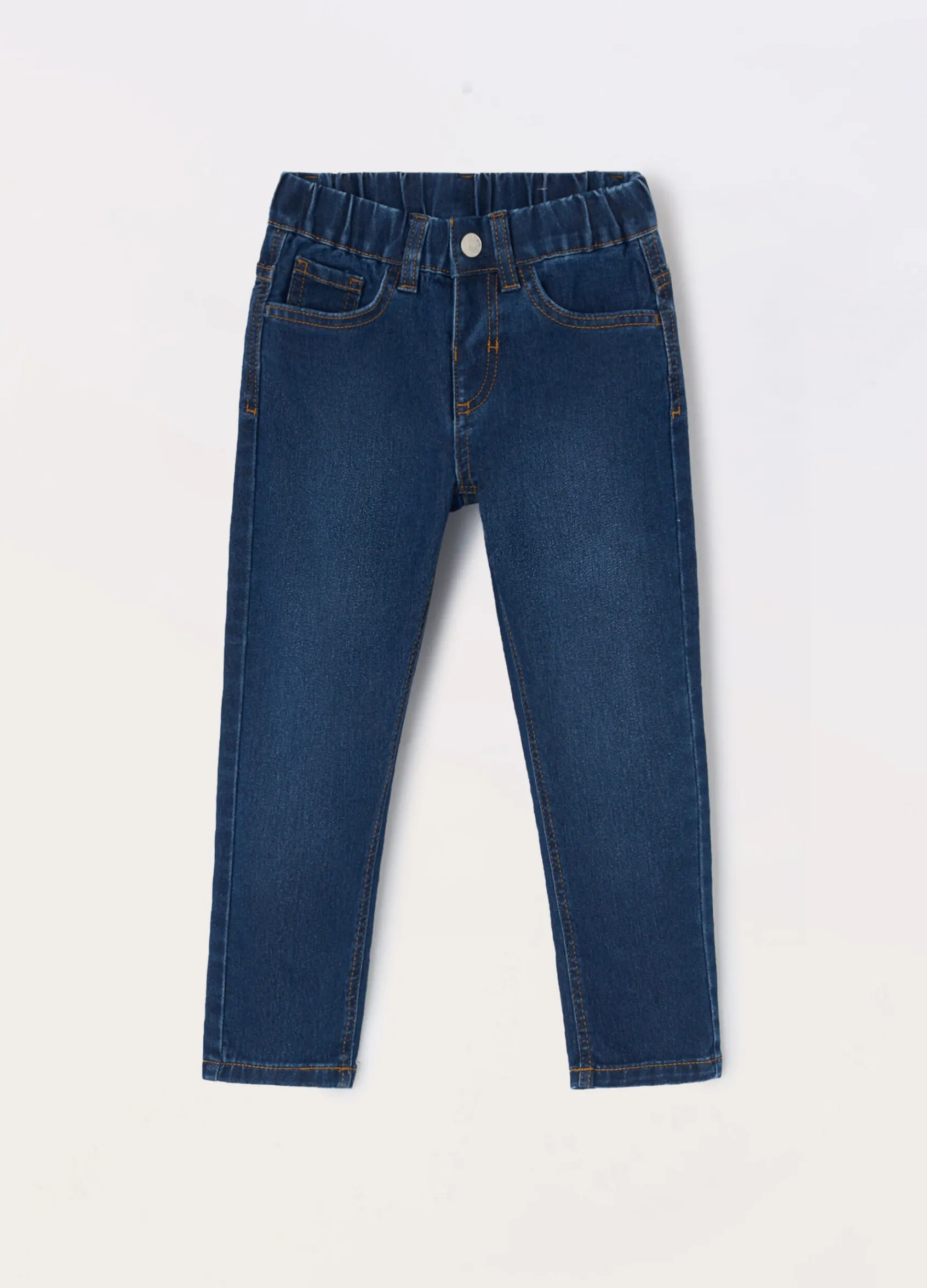 Blukids Pantaloni in denim di misto cotone stretch bambino-Bambino Jeans
