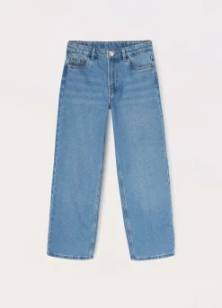 Blukids Pantaloni in denim di misto cotone ragazza- Jeans