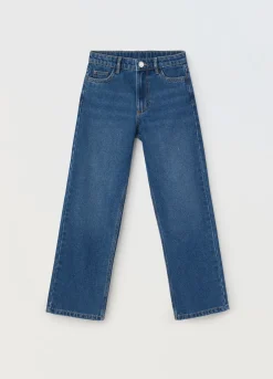 Blukids Pantaloni in denim di misto cotone ragazza- Jeans