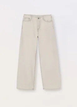 Blukids Pantaloni in denim di misto cotone ragazza- Pantaloni